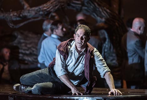 Gerald Finley (Guillaume Tell); Royal Opera House Covent Garden. London: Gioachino Rossini, Guillaume Tell, dir. Antonio Pappano, red. Damiano Michieletto, foto: Clive Barda