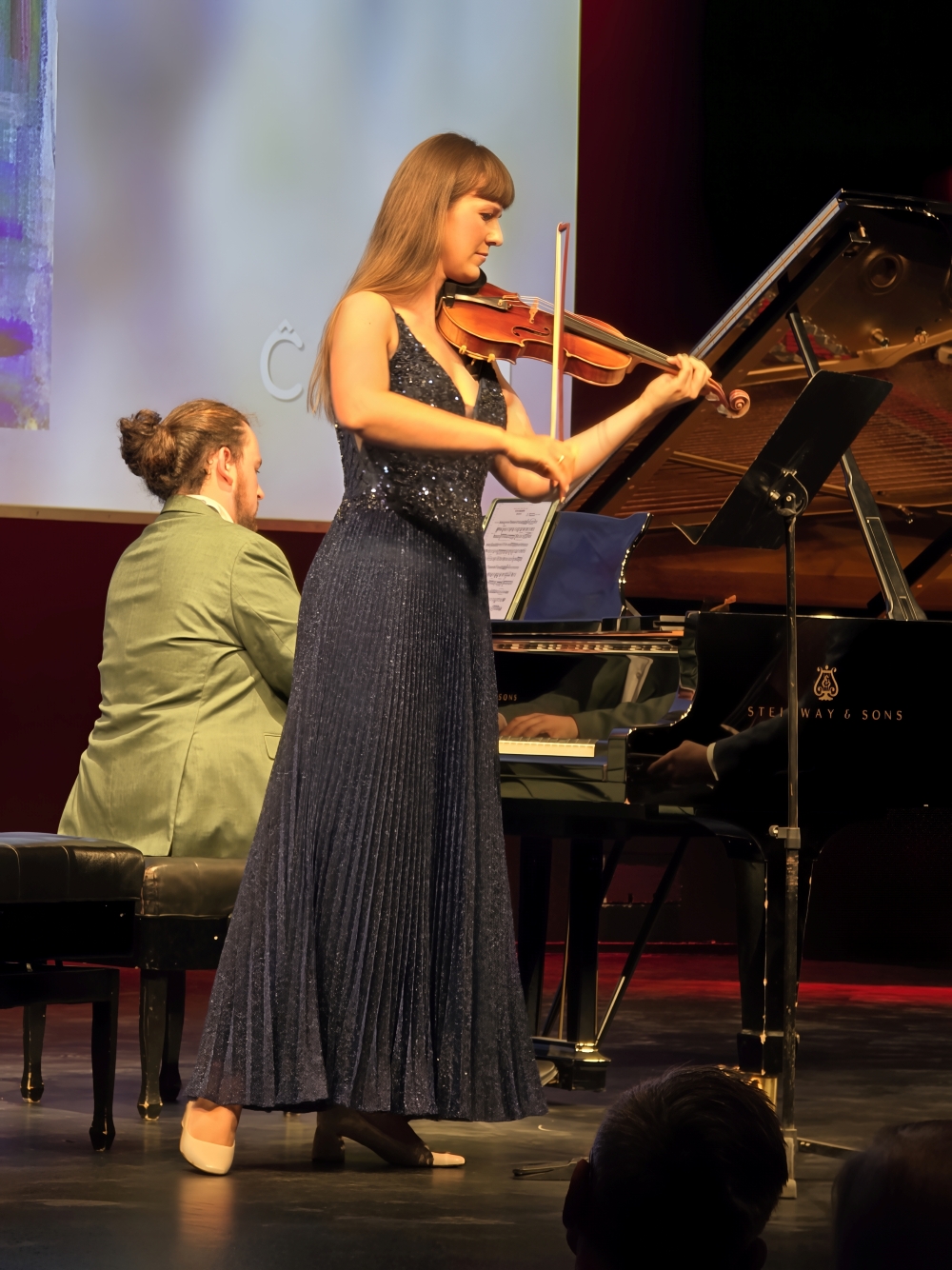 Ieva Pranskutė, violina, Sven Brajković, klavir