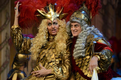 Oper Graz (Opera u Grazu): Georg Friedrich Händel, Kserkso (Xerxes), dir. Konrad Junghänel, red. Stefan Herheim, foto: Karl Forster