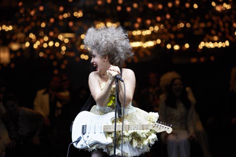 Ana Durlovski (La Folie); Opera u Stuttgartu: Jean Philippe Rameau, Plateja (Platée), dir. Ch. Curnyn, red. C. Bieito, foto: A.T. Schaefer